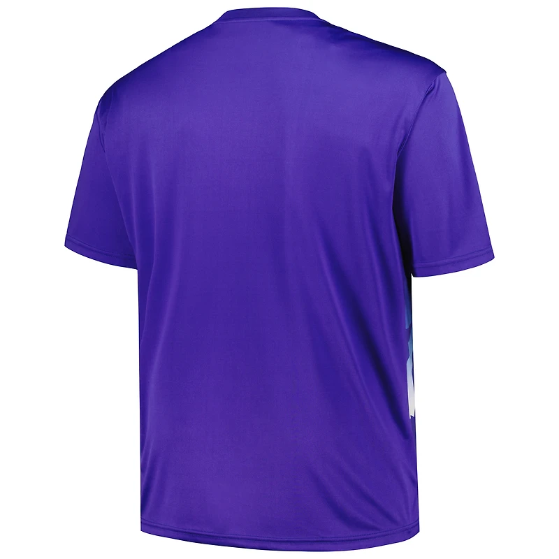 T-shirt sublimé pour homme Royal Philadelphia 76ers Big & Tall