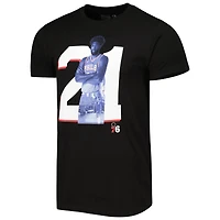Men's Stadium Essentials Joel Embiid Black Philadelphia 76ers Player Metro T-Shirt