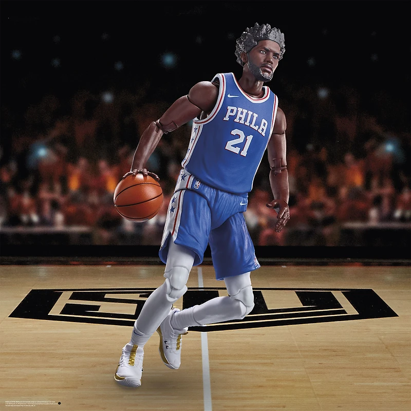 NBA x Hasbro Joel Embiid Philadelphia 76ers Starting Lineup Série 1 Action Figure