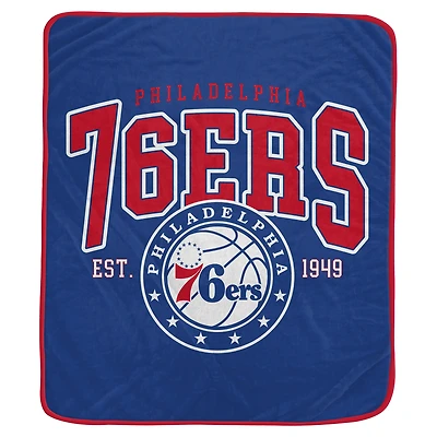 Couverture ultra douce Pegasus Philadelphia 76ers Vintage Arch 50" x 60"