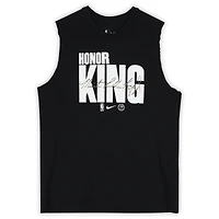 Maillot sans manches noir « MLK » officiel des Philadelphia 76ers, saison NBA 2025-2026 - Taille L