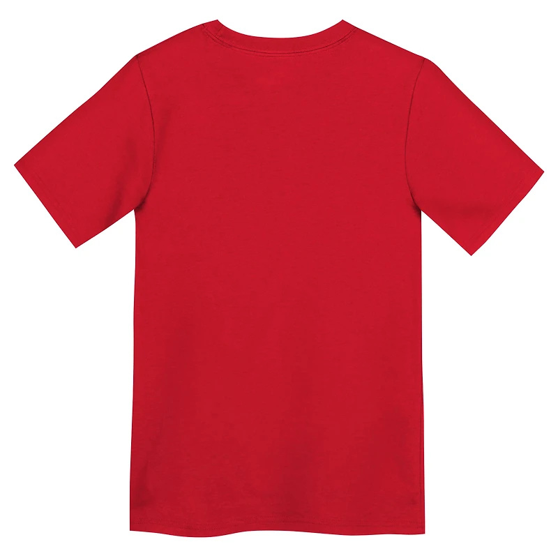 Jordan Brand rouge Philadelphia 76ers pour enfants d'âge préscolaire T-shirt essentiel Jumpman