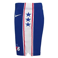 Preschool Nike Royal Philadelphia 76ers Icon Replica Shorts