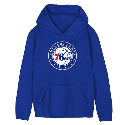 Preschool Outerstuff  Royal Philadelphia 76ers Primary Logo Hoodie