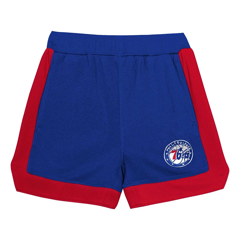 Ensemble débardeur et short en maille pour enfants d'âge préscolaire Philadelphia 76ers