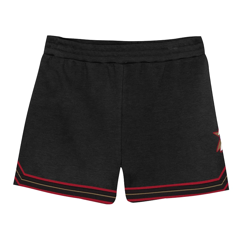 Toddler Mitchell & Ness Allen Iverson Black Philadelphia 76ers 2-Piece Play by Place T-Shirt Shorts Set
