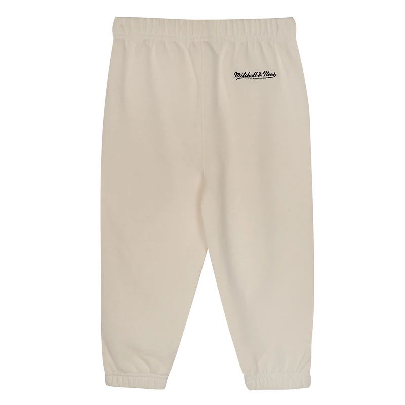 Ensemble sweat à capuche et pantalon surdimensionnés pour tout-petits Mitchell & Ness Cream Philadelphia 76ers Hang Time