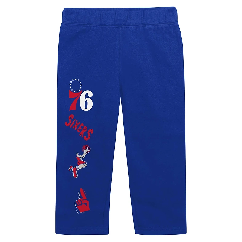 Ensemble sweat à capuche et pantalon de survêtement Give and Go pour tout-petits Philadelphia 76ers Red
