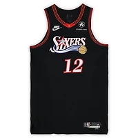 Trendon Watford Philadelphia 76ers Game-Used #12 Black Hardwood Classic Jersey vs. Oklahoma City Thunder on March 23, 2026 - Size 50+6