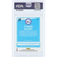 Tyrese Maxey Philadelphia 76ers 2020-21 Panini Donruss Optic Gold Wave Prizm #171 PSA Authenticated 10 Rookie Card