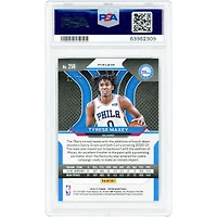 Carte recrue Tyrese Maxey Philadelphia 76ers 2020-21 Panini Prizm Purple Prizm n° 256, n° 91/99, authentifiée PSA 9