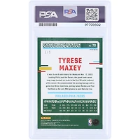 V106832 76ers Tyrese Maxey Philadelphia 76ers 2023-24 Panini Donruss Optic Green Prizm #70 #1/5 Authentifiée PSA 8.5 Carte 0 Tyrese Maxey UNS PAA TRADING CARDS 45993 COLTRC CC01BK2114 #1