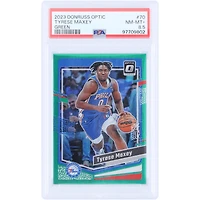 V106832 76ers Tyrese Maxey Philadelphia 76ers 2023-24 Panini Donruss Optic Green Prizm #70 #1/5 Authentifiée PSA 8.5 Carte 0 Tyrese Maxey UNS PAA TRADING CARDS 45993 COLTRC CC01BK2114 #1