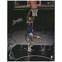 Tyrese Maxey Philadelphia 76ers Autographed 11" x 14" Dunk Spotlight Photograph