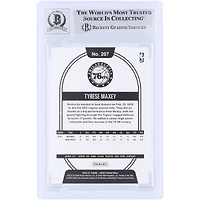 Tyrese Maxey Philadelphia 76ers Autographed 2020-21 Panini Hoops #207 Beckett Fanatics Witnessed Authenticated 10 Rookie Card 