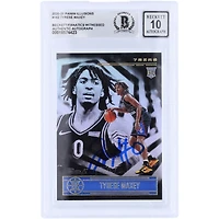 Tyrese Maxey Philadelphia 76ers Autographed 2020-21 Panini Illusions #162 Beckett Fanatics Witnessed Authenticated 10 Rookie Card 