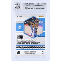 Tyrese Maxey Philadelphia 76ers Autographed 2020-21 Panini Mosaic Orange Reactive Prizm #203 Beckett Fanatics Witnessed Authenticated 10 Rookie Card 