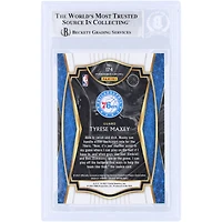 Tyrese Maxey Philadelphia 76ers Autographed 2020-21 Panini Select #174 Beckett Fanatics Witnessed Authenticated Rookie Card 