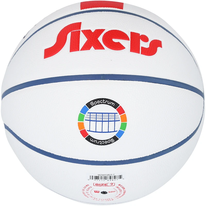 Tyrese Maxey Philadelphia 76ers Autographed 2024-25 Wilson City Edition Collector Basketball