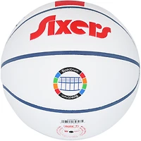 Tyrese Maxey Philadelphia 76ers Autographed 2024-25 Wilson City Edition Collector Basketball 