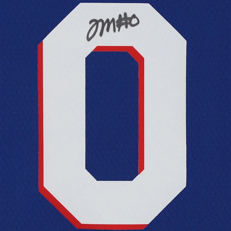 Tyrese Maxey Philadelphia 76ers Autographed Blue Icon Nike Swingman Jersey