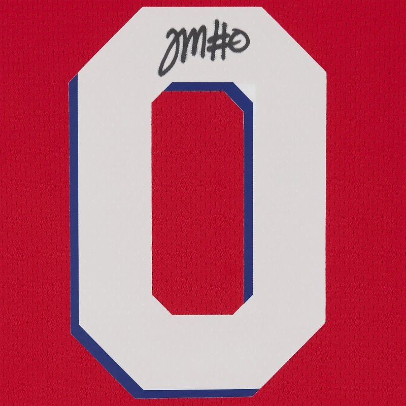 Tyrese Maxey Philadelphia 76ers Autographed Jordan Brand 2020-21 Red Statement Jersey