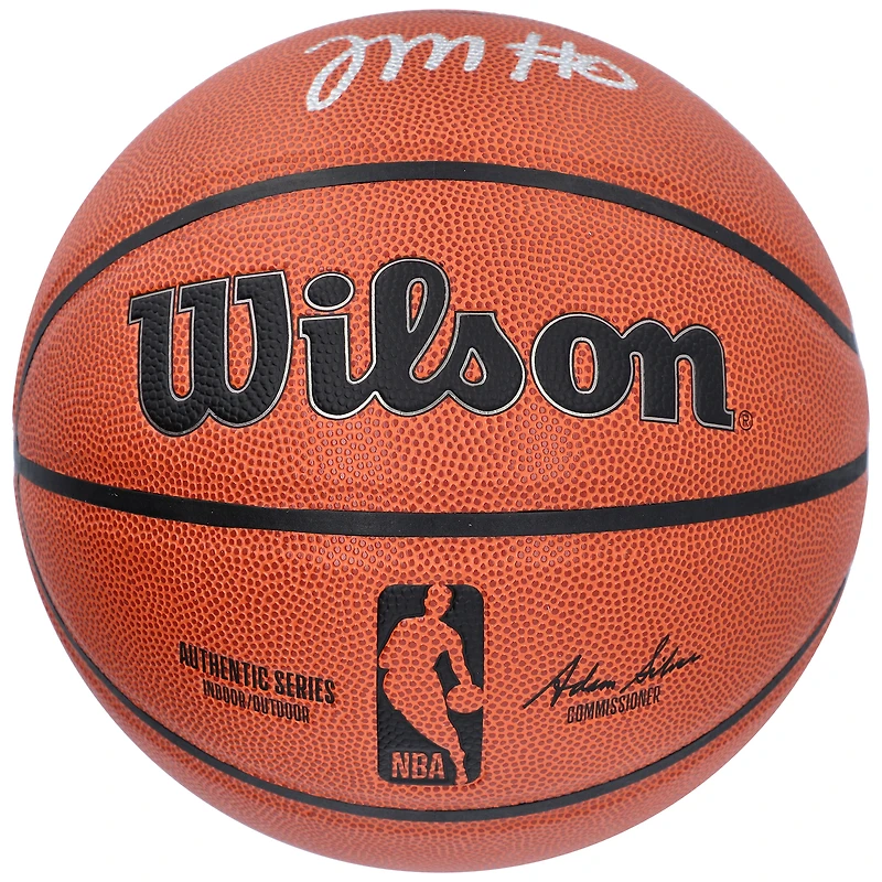 Tyrese Maxey Philadelphia 76ers Autographed Wilson Authentic Series Indoor/Outdoor Basketball