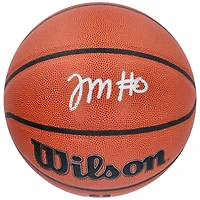 Ballon de basket-ball d'intérieur/extérieur Wilson Authentic Series autographié par Tyrese Maxey des Philadelphia 76ers