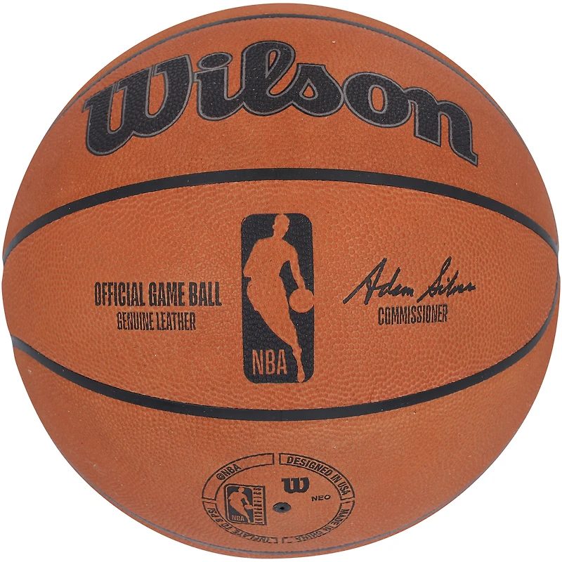Tyrese Maxey Philadelphia 76ers Autographed Wilson Official Game Basketball