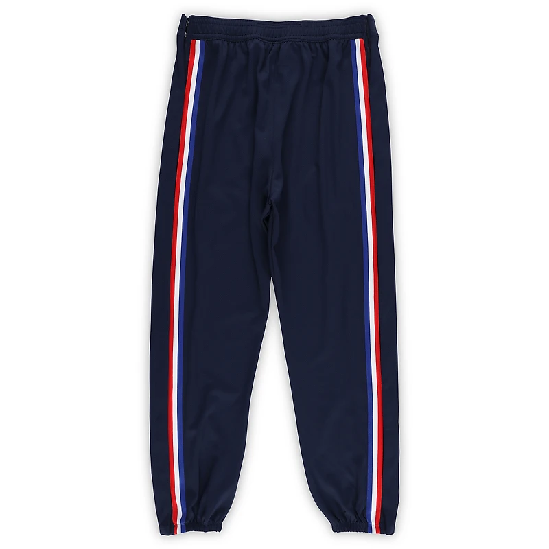 Pantalon Nike City bleu marine porté par Tyrese Maxey (Philadelphia 76ers) lors de la saison NBA 2025-2026 - Taille L