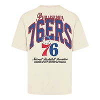 T-shirt unisexe à poche Foundation '47 Cream Philadelphia 76ers Crossover Collection