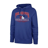 Unisex '47  Royal Philadelphia 76ers Good Call Headline Pullover Hoodie