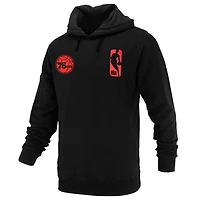 Unisex FISLL Black Philadelphia 76ers Logoman Shadow Collection Pullover Hoodie