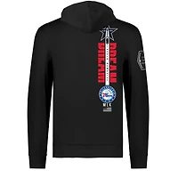 Sweat à capuche unisexe FISLL x Black History Collection noir Philadelphia 76ers