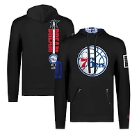 Sweat à capuche unisexe FISLL x Black History Collection noir Philadelphia 76ers