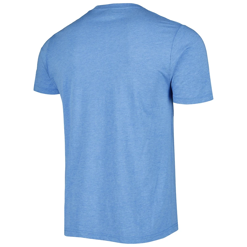 Unisex Homage Light Blue Philadelphia 76ers Hometown Hyper Local Tri-Blend T-Shirt