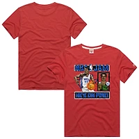 T-shirt unisexe Homage VJ Edgecombe rouge Philadelphia 76ers NBA Jam Tri-Blend