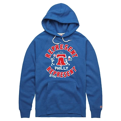 Unisex Homage x A Tribe Called Quest Royal Philadelphia 76ers Represent Tri-Blend Hoodie