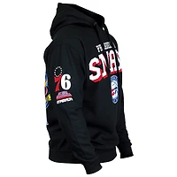 Unisex Hyperfly  Black Philadelphia 76ers NBA x My Hero Academia All Might Smash Pullover Hoodie
