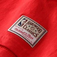 Unisex Mitchell & Ness Allen Iverson Red Philadelphia 76ers Hardwood Classics Name Number T-Shirt