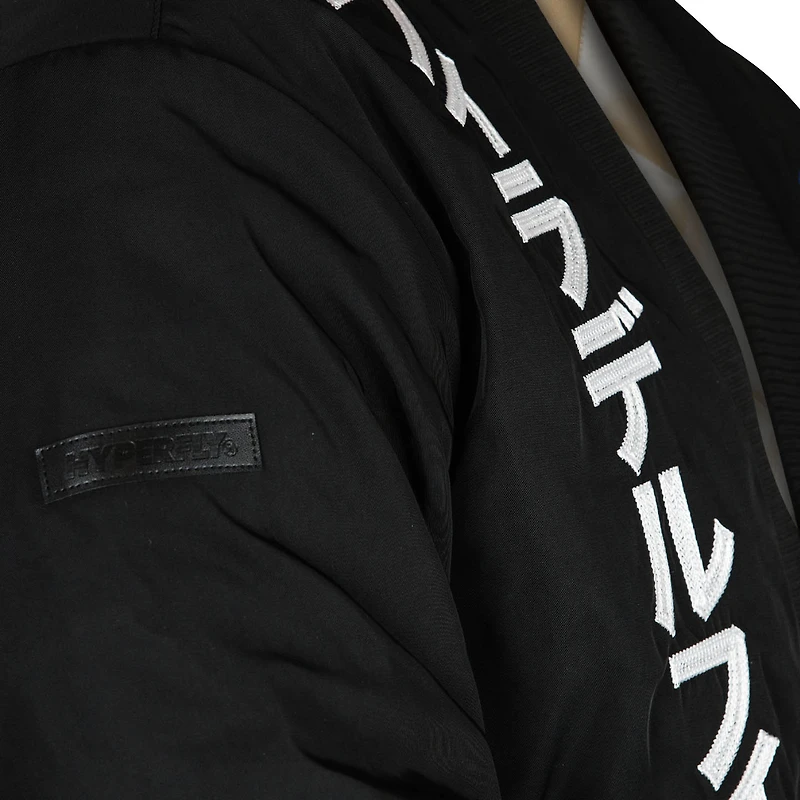 Unisex NBA x Hyperfly  Black Philadelphia 76ers Katakana Kimono Jacket