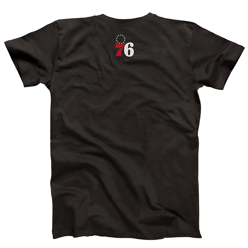 Unisex NBALab x Hyperfly Heather Black Philadelphia 76ers Year of the Snake Lunar New Collection T-Shirt