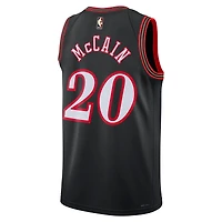 Unisex Nike Jared McCain Black Philadelphia 76ers Swingman Jersey - Classic Edition
