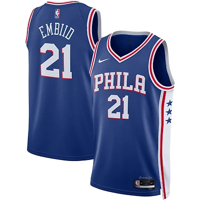 Maillot Nike Joel Embiid Swingman des Philadelphia 76ers blanc unisexe