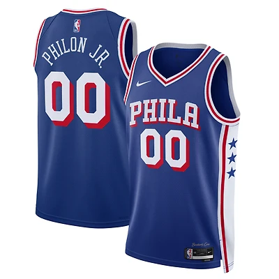 Maillot Swingman unisexe Nike Labaron Philon Jr. Royal Philadelphia 76ers - Édition Icon