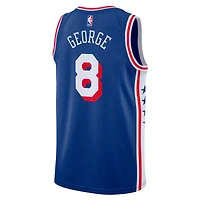 Maillot Nike Swingman unisexe Paul George Royal Philadelphia 76ers 2024 Offseason Addition