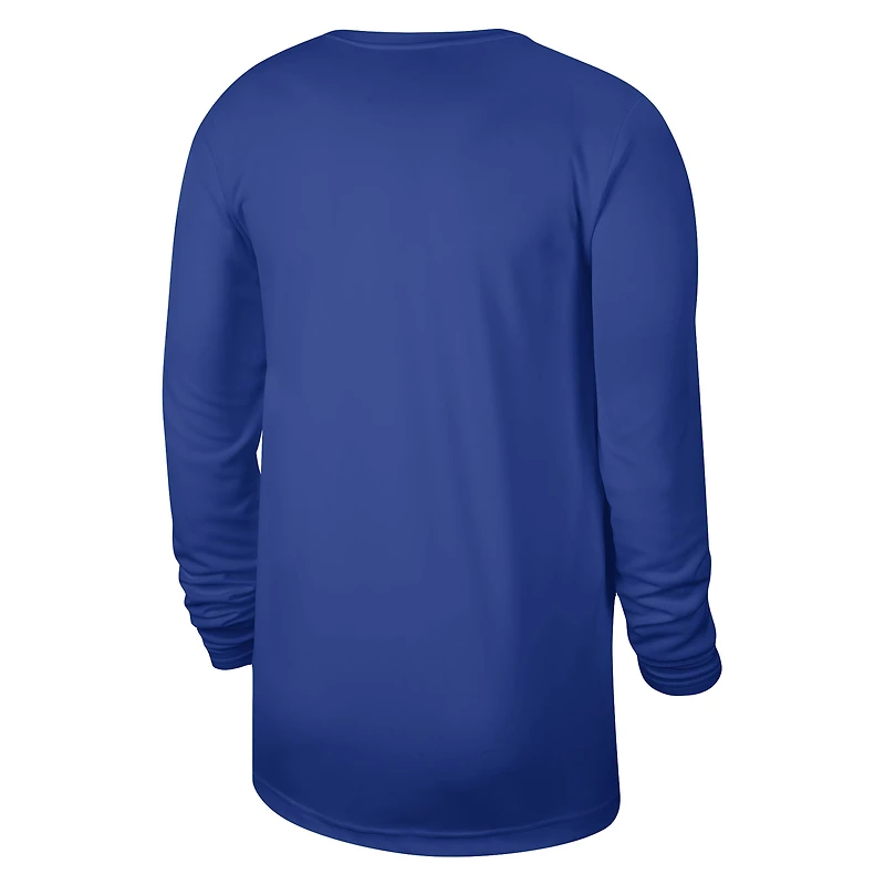 Unisex Nike Royal Philadelphia 76ers 2023/24 Legend On-Court Practice Long Sleeve T-Shirt