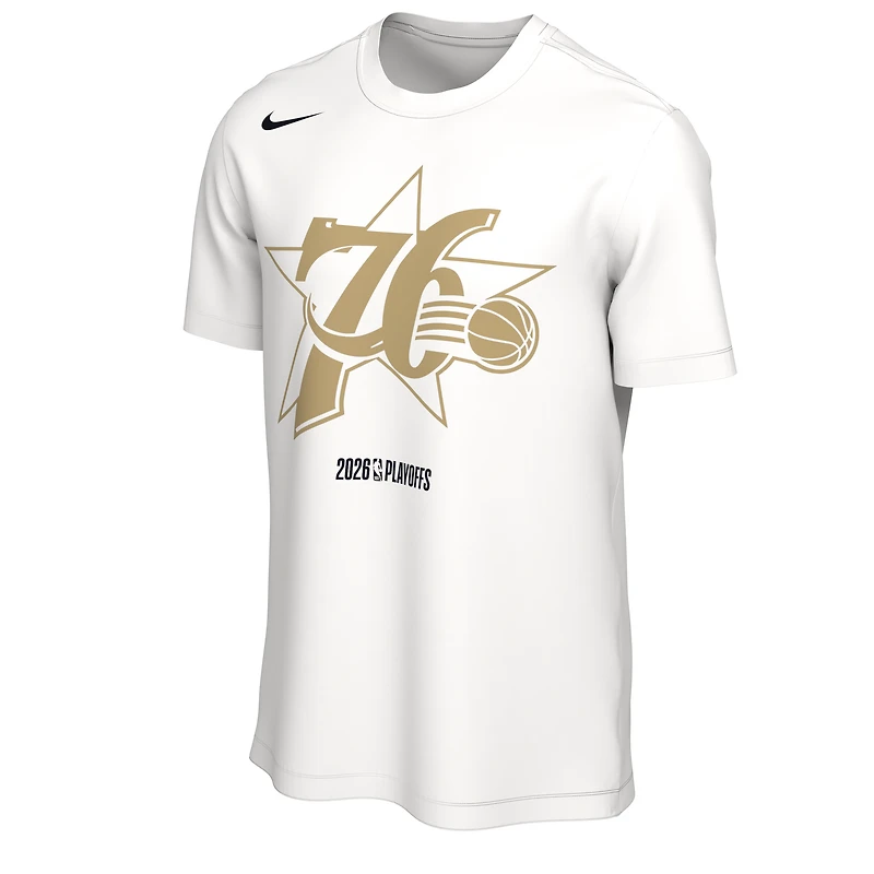 Unisex Nike  White Philadelphia 76ers 2026 NBA Playoffs Mantra T-Shirt