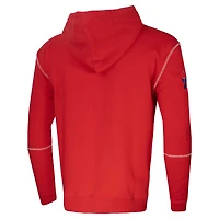 Sweat à capuche unisexe rouge Stadium Essentials Philadelphia 76ers Monument