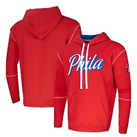 Sweat à capuche unisexe rouge Stadium Essentials Philadelphia 76ers Monument